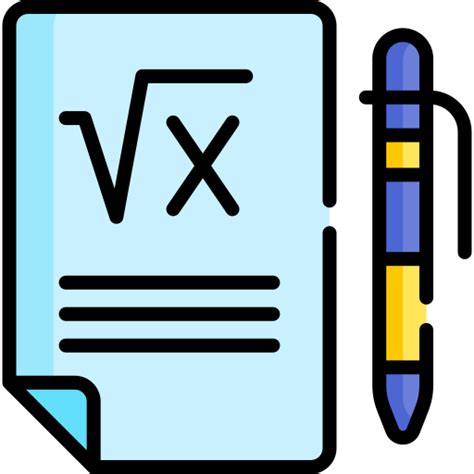 Algebra Special Lineal Color Icon