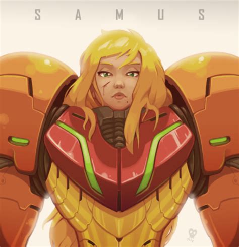 Samus Aran By Joakim Sandberg Nintendo Characters