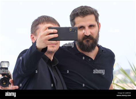 Cannes France Nd May Director Cristian Mungiu And Marin Grigore At The R M N Film