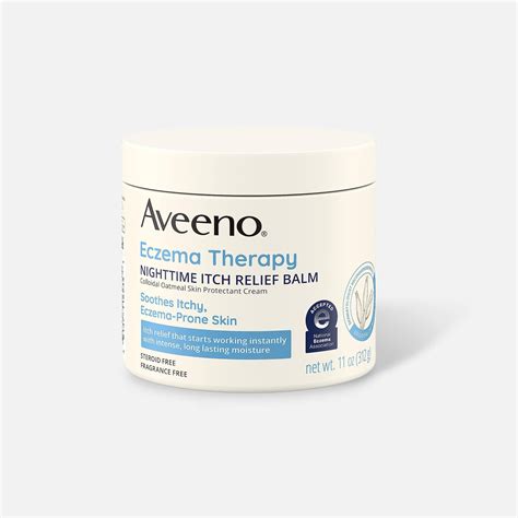 Aveeno Eczema Therapy Nighttime Itch Relief Balm Jar 11 Oz