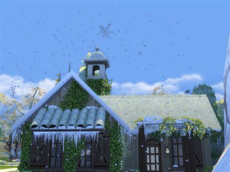 Sims 4 Ccs The Best Snow Wall Effect By Artrui