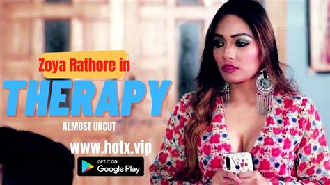 Therapy Web Series Zoya Rathore Streaming Now Hotx Vip Originals