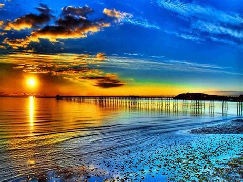 Beautiful Beach Sunset Wallpaper Sunset Pinterest