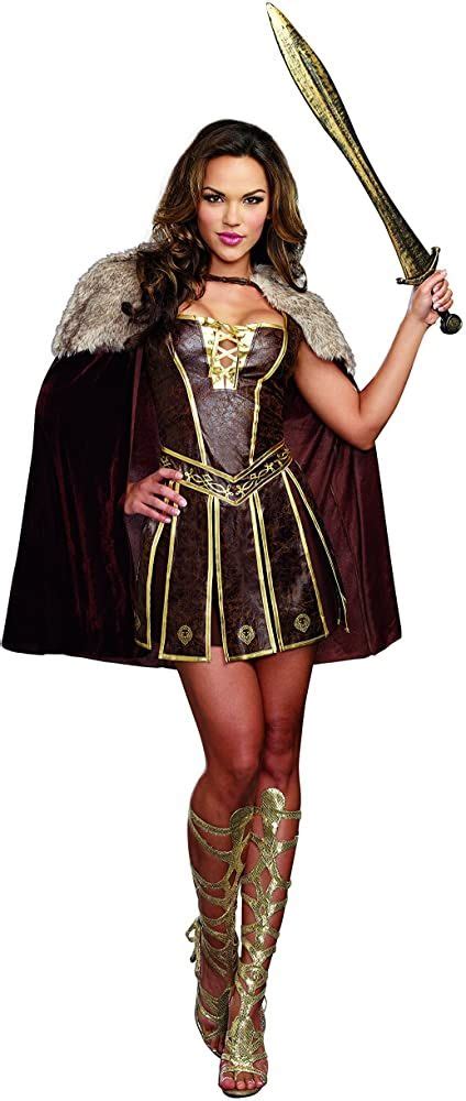 Dreamgirl Womens Victorious Beauty Warrior Costume Womens Costumes Gladiator Costumes