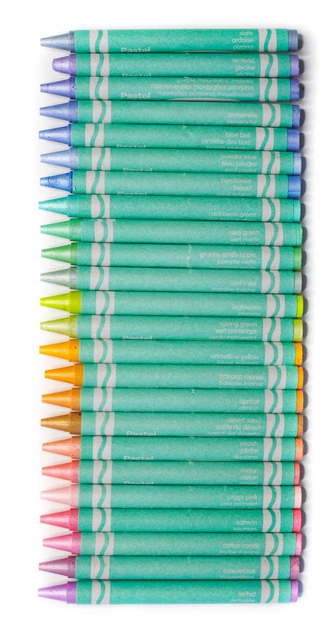 Crayola Pastel 24 Crayons Jennys Crayon Collection