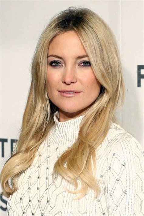 Kate Hudson Buttery Blonde W Darker Roots Hair Styles