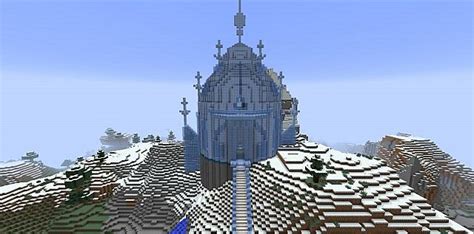 Elsa S Ice Palace From Frozen Minecraft Project