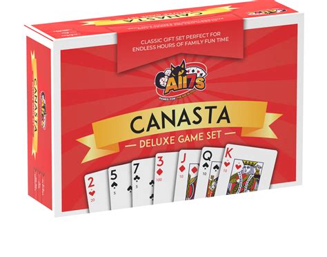 Buy Canasta Card Game Set With Canasta Cards With Point Values On Cards