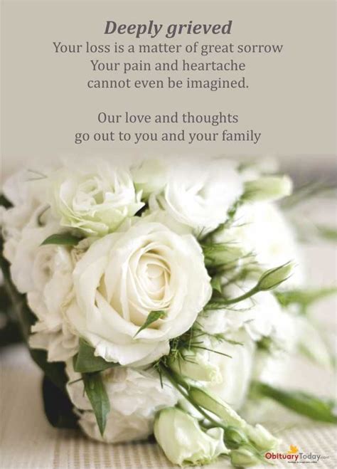 Send Sympathy ECards Greeting Cards Online ObituaryToday Funeral Card Messages Condolences