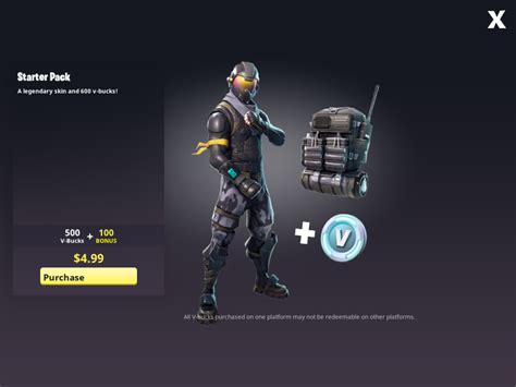 ‘fortnite Introduces Starter Pack With V Bucks And Outfit Gameup24