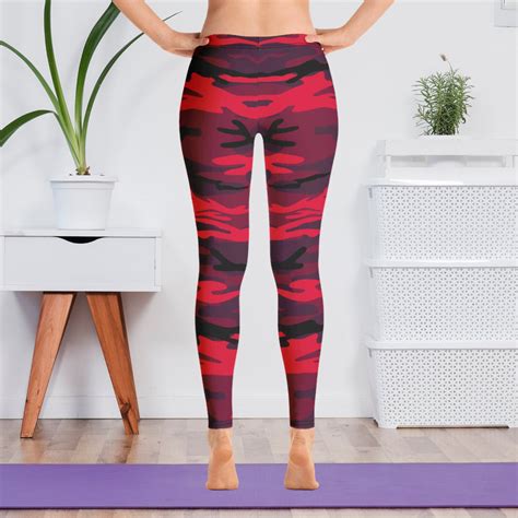 Camouflage Womens Leggings Camo Handmade Apparel Yoga Pants