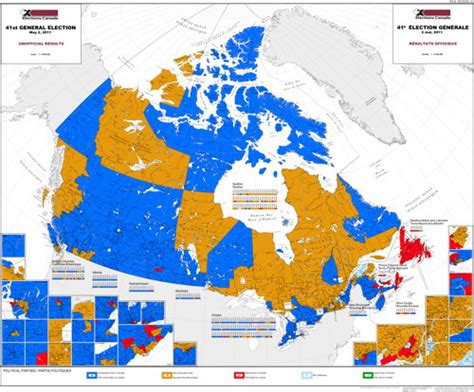 In october, canadians have a choice to make: The Map Room - Mapping the 2011 Canadian Federal Election ...