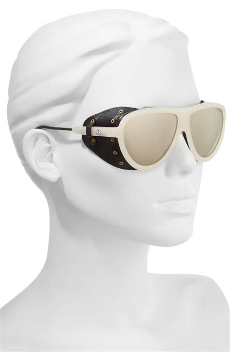moncler 57mm mirrored shield sunglasses nordstrom mirrored shield sunglasses shield