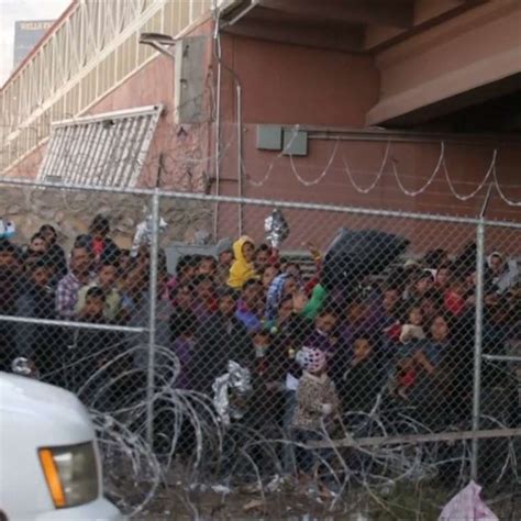 Hundreds Of Migrants Have Been Detained Under A Bridge Near El Paso