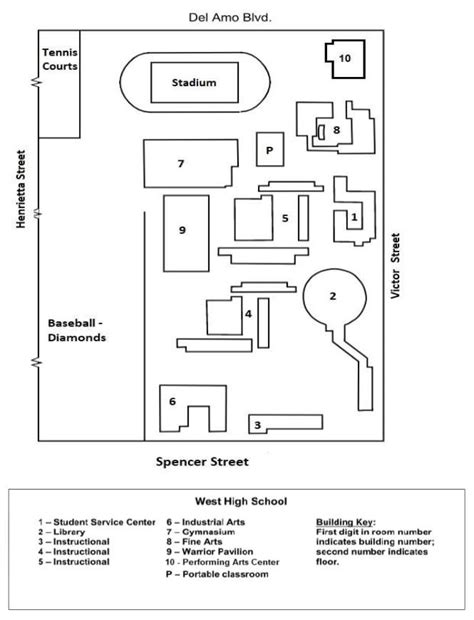 West High School Campus Map Our School