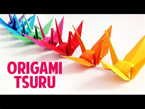 Como Fazer Um Tsuru De Origami Dobradura Fácil Easy Origami Tsuru