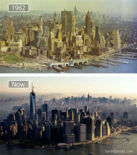 31 Before And After Pics Showing How Famous Cities Changed Over Time