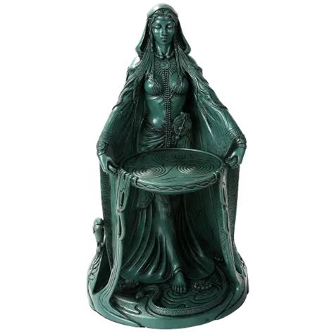 Danu Celtic Goddess Resin Inch Statue Celtic Gods Fertility