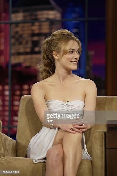 Actress Keira Knightley During An Interview With Host Jay Leno On