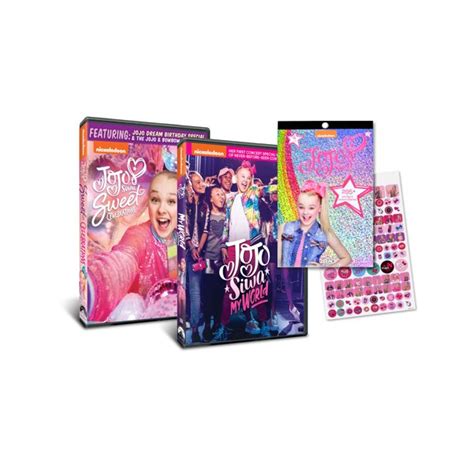 Jojo Siwa Bundle Walmart Exclusive My World Dvd Sweet Celebrations