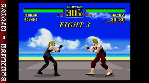 Sega 32x Virtua Fighter © 1995 Sega Gameplay Youtube