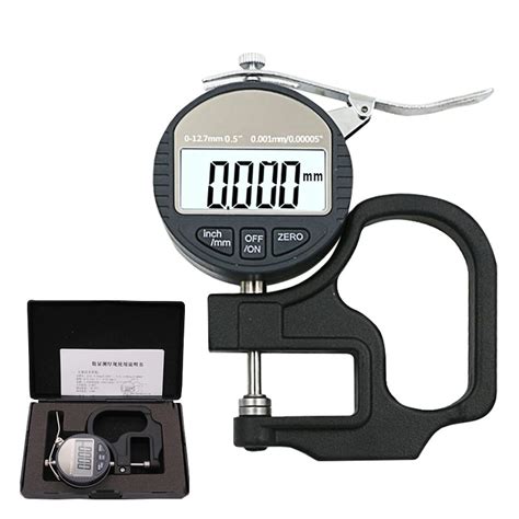0001mm Electronic Thickness Gauge Micrometro Thickness Tester With
