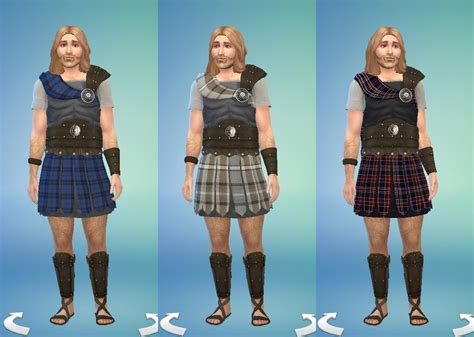 Ts4 Celtic Mens Warrior Outfit History Lovers Sims Blog
