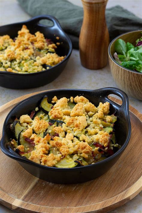 Crumble Sal Courgettes Bacon Les Petits Plaisirs De Doro Batch