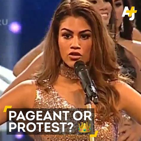 Aj On Twitter Watch The Miss Peru Contestants Turn This Pageant Into A Protest Https