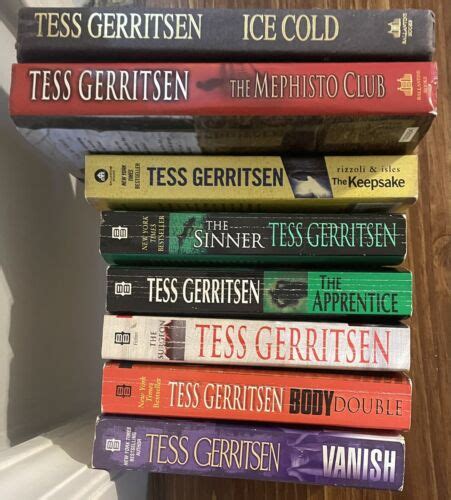 Tess Gerritsen Books Rizzoli And Isles Ebay