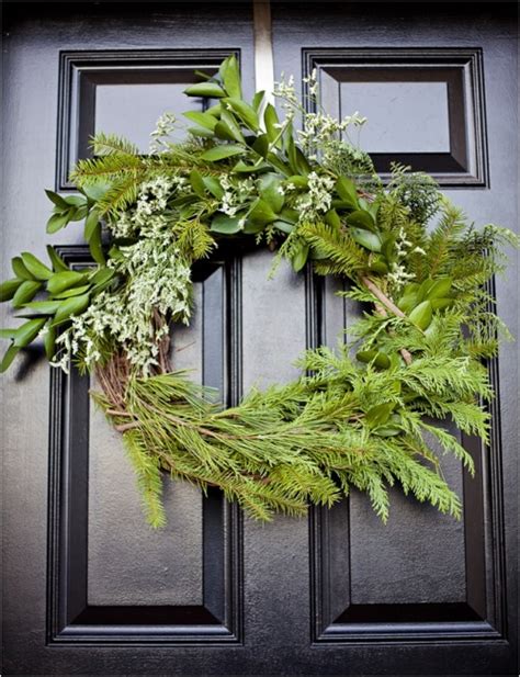 9 Diy Greenery And Herb Wreaths For Christmas Decor Shelterness