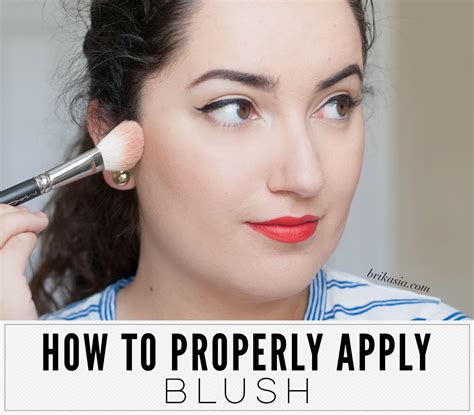 How To Properly Apply Blush How To Apply Blush Blush Tips Face