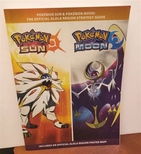 Pokemon Sun And Moon Official Alola Region Strategy Guide With Poster Eur