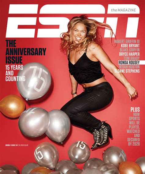 Espn The Magazine Celebrates Years Rgiii Ronda Rousey Bryce