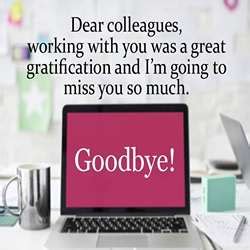 Sentimental Goodbye Messages For Leaving Company