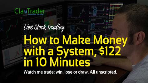 How do you make money in stocks? Live Day Trading - How to Make Money with a System