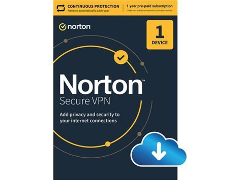 Norton Secure Vpn Internet Privacy 1 Device Pc Mac Or Mobile 1