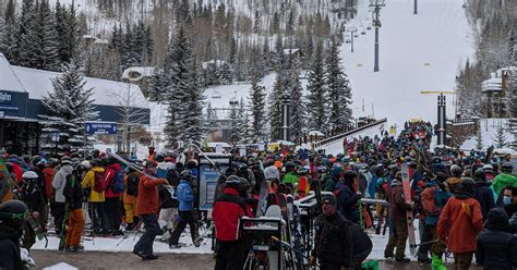Lift Lines Are Long After New Snow At Colorado Ski Areas But Covid