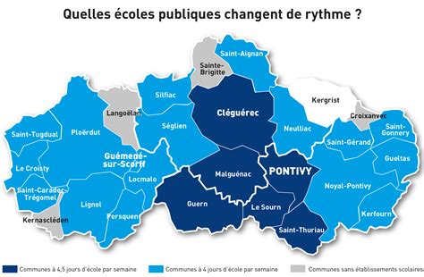 Comment faire ma carte grise en habitant pontivy ? De Guémené à Pontivy, la carte des rythmes scolaires ...