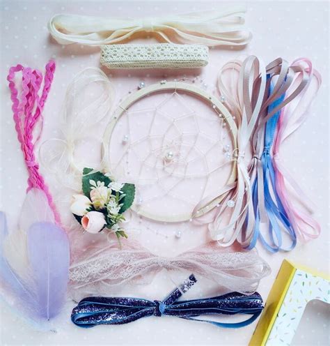 Diy Dreamcatcher Kit Make Your Own Floral Dreamcatcher Easy Etsy Uk