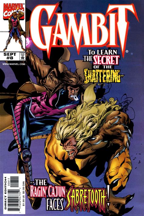 Gambit Vs Sabertooth Comics Gambit Marvel Marvel