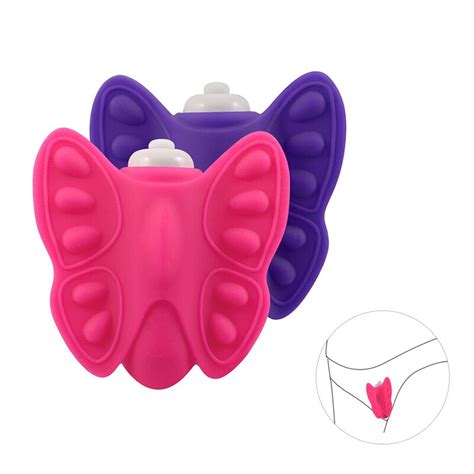 Buy Invisible Vibrating Panties Vaginal Clitoris Vibrators Silicone Butterfly