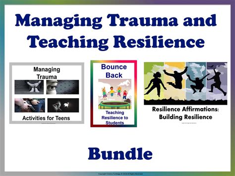 Managing Trauma And Teaching Resilience Teaching Resources