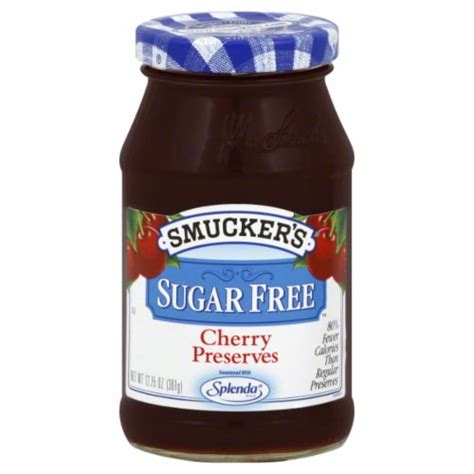 Smuckers Sugar Free Cherry Preserves 1275 Oz Kroger