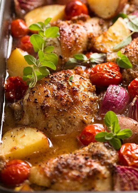 Mediterranean Baked Chicken Dinner Yummy Recipe