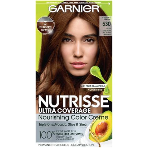 buy garnier nutrisse ultra coverage nourishing hair color creme deep medium golden brown