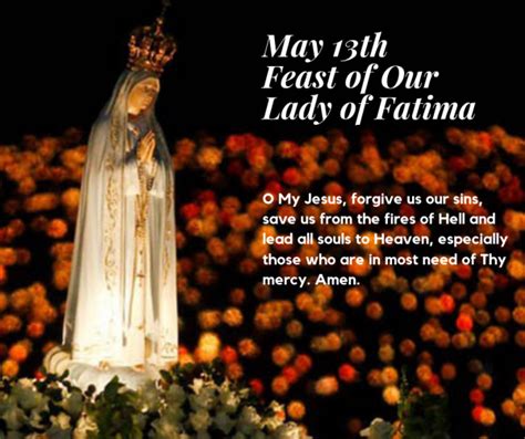 Fatima Prayer Add To Your Rosary Catholic Link