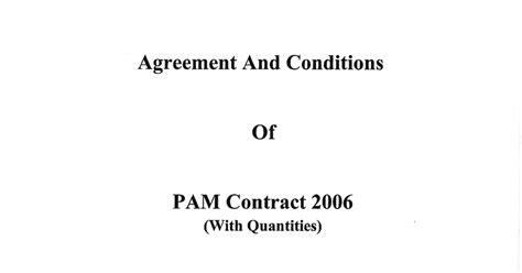 The parties agree that by entering into the contract, the contractor shall pay to the employer the said amount, if the same becomes due without the need for the employer to prove his loss. Malaysia PAM Standard Form of Contract 2006 (with Qty).pdf ...