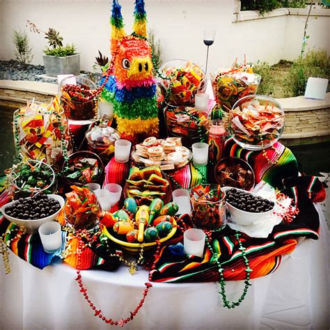 Mexican Candy Table Mexican Candy Table Mexican Birthday Mexican Candy