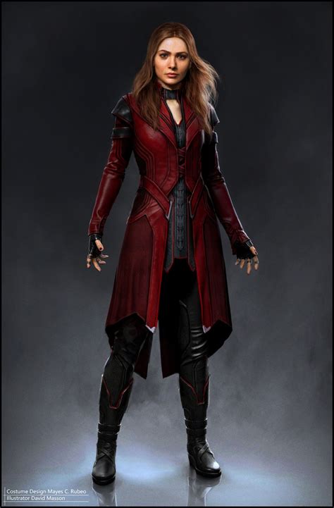 Wandavision Alternate Scarlet Witch Costumes For Elizabeth Olsen Revealed